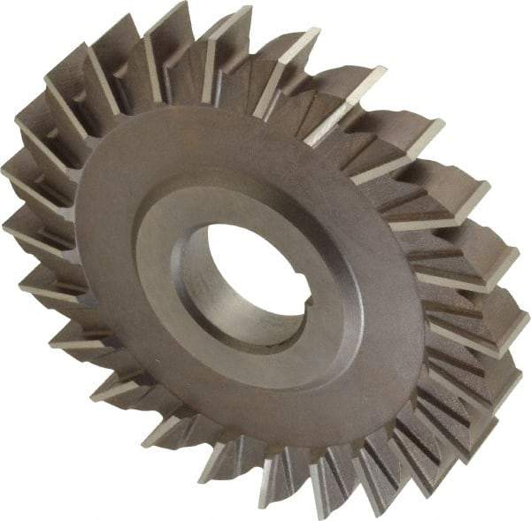 Keo - 4" Diam x 1/2" Width of Cut, 24 Teeth, High Speed Steel Side Milling Cutter - Straight Teeth, Uncoated - Apex Tool & Supply