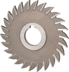 Keo - 5" Diam x 1/4" Width of Cut, 26 Teeth, High Speed Steel Side Milling Cutter - Straight Teeth, Uncoated - Apex Tool & Supply