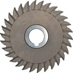 Keo - 6" Diam x 5/16" Width of Cut, 30 Teeth, High Speed Steel Side Milling Cutter - Straight Teeth, Uncoated - Apex Tool & Supply