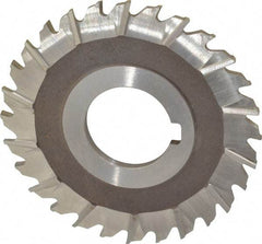 Keo - 3" Blade Diam x 1/8" Blade Thickness, 1" Hole, 28 Teeth, High Speed Steel Side Chip Saw - Staggered Tooth, Arbor Connection, Right Hand Cut, Uncoated - Apex Tool & Supply