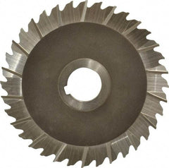 Keo - 5" Blade Diam x 1/8" Blade Thickness, 1" Hole, 36 Teeth, High Speed Steel Side Chip Saw - Staggered Tooth, Arbor Connection, Right Hand Cut, Uncoated - Apex Tool & Supply