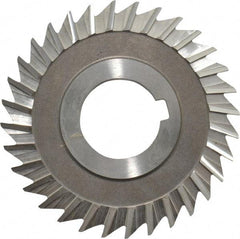 Keo - 3" Blade Diam x 3/32" Blade Thickness, 1" Hole, 32 Teeth, High Speed Steel Side Chip Saw - Straight Tooth, Arbor Connection, Right Hand Cut, Uncoated, with Keyway - Apex Tool & Supply