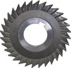Keo - 3" Blade Diam x 1/8" Blade Thickness, 1" Hole, 32 Teeth, High Speed Steel Side Chip Saw - Straight Tooth, Arbor Connection, Right Hand Cut, Uncoated, with Keyway - Apex Tool & Supply
