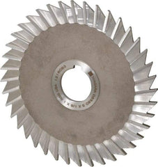 Keo - 5" Blade Diam x 1/8" Blade Thickness, 1" Hole, 40 Teeth, High Speed Steel Side Chip Saw - Straight Tooth, Arbor Connection, Right Hand Cut, Uncoated, with Keyway - Apex Tool & Supply