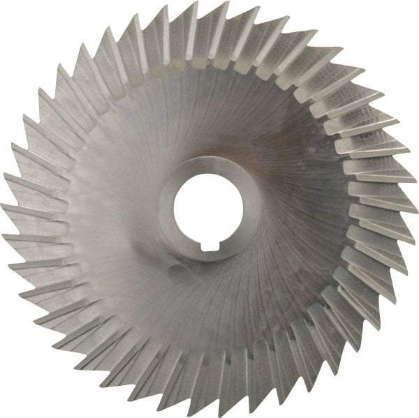 Keo - 6" Blade Diam x 1/16" Blade Thickness, 1" Hole, 42 Teeth, High Speed Steel Side Chip Saw - Straight Tooth, Arbor Connection, Right Hand Cut, Uncoated, with Keyway - Apex Tool & Supply