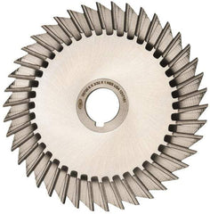 Keo - 6" Blade Diam x 3/32" Blade Thickness, 1" Hole, 42 Teeth, High Speed Steel Side Chip Saw - Straight Tooth, Arbor Connection, Right Hand Cut, Uncoated, with Keyway - Apex Tool & Supply