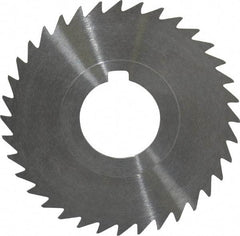 Keo - 3" Diam x 1/32" Blade Thickness x 1" Arbor Hole Diam, 36 Tooth Slitting and Slotting Saw - Arbor Connection, Right Hand, Uncoated, High Speed Steel, 10° Rake, Concave Ground - Apex Tool & Supply
