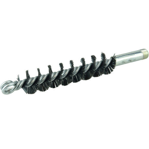 1″ Single Spiral Flue Brush, .012 Steel Fill - Apex Tool & Supply