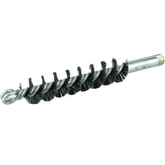 1″ Single Spiral Flue Brush, .012 Steel Fill - Apex Tool & Supply