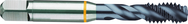 M14x2.0 D7 3-Flute HSS-E Semi-Bottoming 40 degree Spiral Flute Tap-TiCN - Apex Tool & Supply