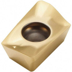 Seco - XOEX120450 M07 Grade F40M Carbide Milling Insert - TiAlN/TiN Finish, 0.199" Thick, 0.197" Corner Radius - Apex Tool & Supply