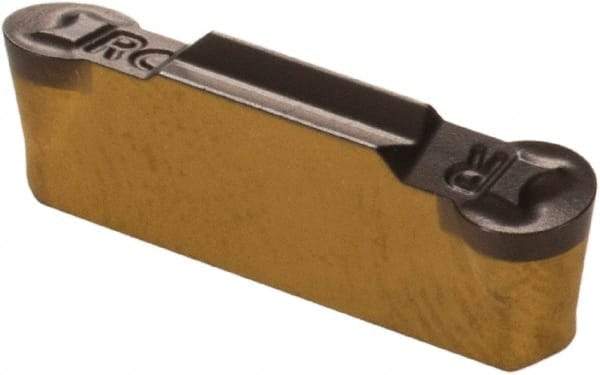 Iscar - 239015GIP Grade IC807, 2.39mm Cutting Width Carbide Grooving Insert - 4.7mm Max Depth of Cut, Neutral, 0.15mm Corner Radius, TiAlN Finish - Apex Tool & Supply