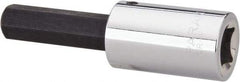 Paramount - 1/2" Drive, 1/2" Hex Bit Socket - 3-5/8" OAL, 1-7/8" Bit Length - Apex Tool & Supply