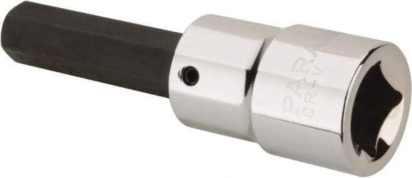 Paramount - 1/2" Drive, 7/16" Hex Bit Socket - 3-1/4" OAL, 1-3/4" Bit Length - Apex Tool & Supply