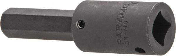 Paramount - 1/2" Drive, 14mm Impact Hex Bit Socket - 3-5/8" OAL - Apex Tool & Supply