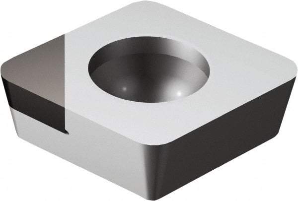 Sandvik Coromant - CCMW32.52 FP Grade CD10 Carbide Turning Insert - Uncoated, 80° Diamond, 3/8" Inscr Circle, 5/32" Thick, 1/32" Corner Radius - Apex Tool & Supply