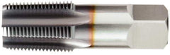 OSG - 3/8-18 NPTF Thread, 4 Flute Standard Pipe Tap - 2-9/16" OAL, 1-1/16" Thread Length, 0.7" Shank Diam, Bright Finish, High Speed Steel - Exact Industrial Supply