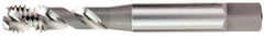 OSG - 7/16-20 UNF 3 Flute 3B Modified Bottoming Spiral Flute Tap - Vanadium High Speed Steel, Nitride Finish, 3-5/32" OAL, Right Hand Flute, Right Hand Thread, H3, Series 13019 - Apex Tool & Supply