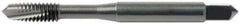 OSG - #10-32 UNF 2 Flute H3 Oxide Finish High Speed Steel Spiral Point Extension Tap - Plug Chamfer, 4" OAL, 7/8" Thread Length, 2B Class of Fit, Series 917 - Apex Tool & Supply