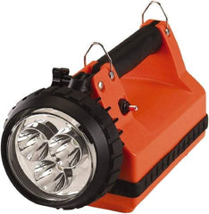 Streamlight - White LED Bulb, 540 Lumens, Spotlight/Lantern Flashlight - Orange Plastic Body, 6V Batteries Included - Apex Tool & Supply