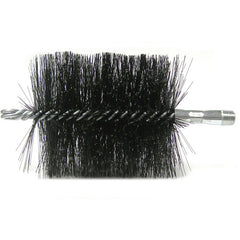 4″ Double Spiral Flue Brush, .012 Steel Fill - Apex Tool & Supply