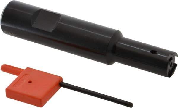 Carmex - 1.26" Max Depth of Cut, 3/4" Shank Diam, Internal/External Indexable Thread Mill - Insert Style C18, Toolholder Style CMT, 4" OAL - Apex Tool & Supply