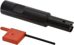 Carmex - 1.26" Max Depth of Cut, 3/4" Shank Diam, Internal/External Indexable Thread Mill - Insert Style C18, Toolholder Style CMT, 4" OAL - Apex Tool & Supply