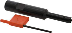 Carmex - 1.38" Max Depth of Cut, 5/8" Shank Diam, Internal/External Indexable Thread Mill - Insert Style C12, Toolholder Style CMT, 4" OAL - Apex Tool & Supply