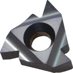 Hertel - 22IR Internal Right Hand 7-5 Partial Profile 60° Laydown Threading Insert - Grade HG225TR, TiAlN Coated Carbide - Apex Tool & Supply