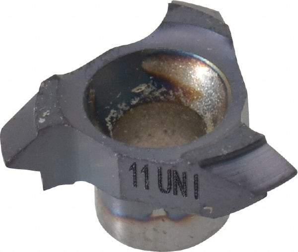 Carmex - C1211 Grade MT7, Internal UN Threading Insert - 11 TPI Int Pitch, TiAlN Finish - Apex Tool & Supply