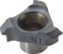 Carmex - C1216 Grade MT7, Internal UN Threading Insert - 16 TPI Int Pitch, TiAlN Finish - Apex Tool & Supply