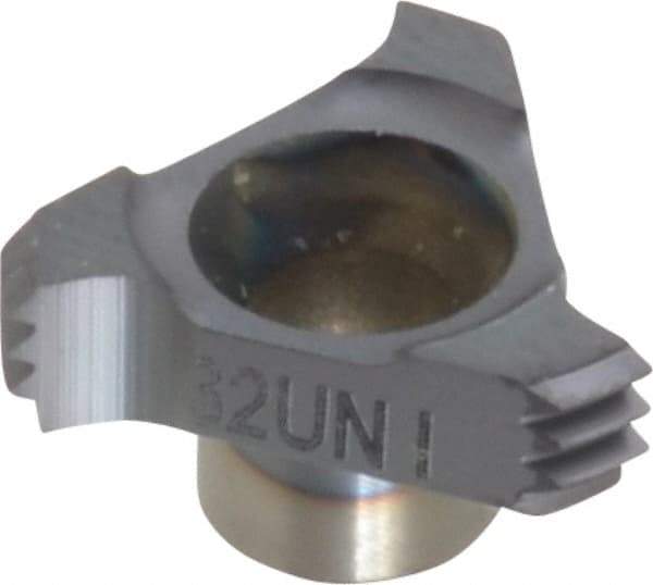 Carmex - C1232 Grade MT7, Internal UN Threading Insert - 32 TPI Int Pitch, TiAlN Finish - Apex Tool & Supply