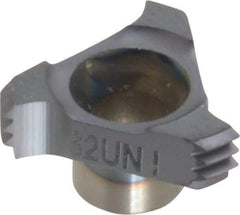 Carmex - C1232 Grade MT7, Internal UN Threading Insert - 32 TPI Int Pitch, TiAlN Finish - Apex Tool & Supply