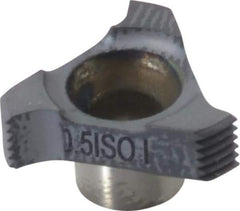 Carmex - C120.5 Grade MT7, Internal ISO Threading Insert - 0.5mm Int Pitch, TiAlN Finish - Apex Tool & Supply