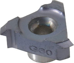 Carmex - C18 G60 Grade MT7, Internal/External Threading Insert - 0.8 to 1.5mm & 32 to 16 TPI Ext Pitch, 10 to 1.75mm & 28 to 14 TPI Int Pitch, TiAlN Finish - Apex Tool & Supply