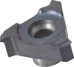 Carmex - C18 A60 Grade MT7, Internal/External Threading Insert - 0.4 to 0.8mm & 64 to 32 TPI Ext Pitch, \xA00.5 to 0.8mm & 56 to 28 TPI Int Pitch, TiAlN Finish - Apex Tool & Supply