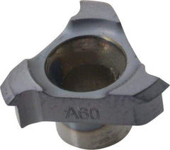 Carmex - C12 A60 Grade MT7, Internal/External Threading Insert - 0.4 to 0.8mm & 64 to 32 TPI Ext Pitch, 0.5 to 0.8mm & 56 to 28 TPI Int Pitch, TiAlN Finish - Apex Tool & Supply