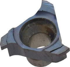 Carmex - C12 W08 Grade MT7, 0.47" Cutting Width Carbide Mill Grooving Insert - 0.031" Max Depth of Cut, Right Hand, 0.004" Corner Radius, TiAlN Finish - Apex Tool & Supply
