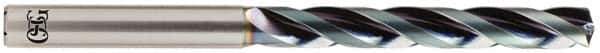 OSG - 16.1mm 140° Solid Carbide Jobber Drill - WD1 Finish, Right Hand Cut, Spiral Flute, Straight Shank, 201mm OAL - Apex Tool & Supply