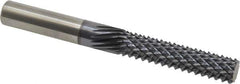 Onsrud - 3/8" Diam, 1-5/8" LOC, Plain End, Solid Carbide Diamond Pattern Router Bit - Right Hand Cut, 3-1/2" OAL, 3/8" Shank Diam, Use on Composites - Apex Tool & Supply