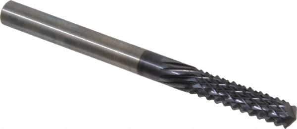 Onsrud - 1/4" Diam, 1" LOC, Drill Point End, Solid Carbide Diamond Pattern Router Bit - Right Hand Cut, 3" OAL, 1/4" Shank Diam, Use on Composites - Apex Tool & Supply