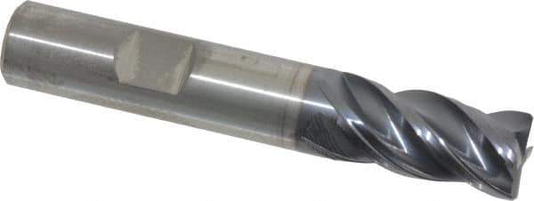 Kennametal - 1/2", 4 Flute, Solid Carbide, Corner Chamfer End Mill - 3" OAL, 1" LOC - Apex Tool & Supply