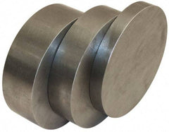 Value Collection - 5-1/2" Diam x 1" Long, 12L14 Steel Round Rod - Cold Finish, Cold Finished, Steel - Apex Tool & Supply
