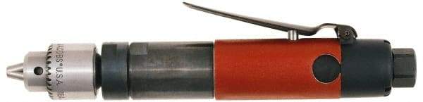 Ingersoll-Rand - 1/4" Keyed Chuck - Inline Handle, 1,900 RPM, 15 CFM, 0.25 hp, 90 psi - Apex Tool & Supply