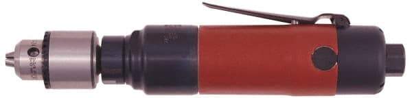 Ingersoll-Rand - 3/8" Keyed Chuck - Inline Handle, 3,300 RPM, 25 CFM, 0.55 hp, 90 psi - Apex Tool & Supply