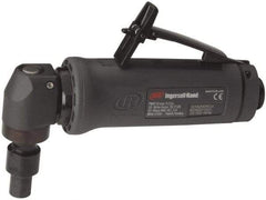 Ingersoll-Rand - 1/4" Collet, Angle Handle, Angle Air Die Grinder - 20,000 RPM, Dual Capable Exhaust, 25 CFM, 0.4 hp - Apex Tool & Supply