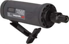 Ingersoll-Rand - 1/4" Collet, Straight Handle, Angle Air Die Grinder - 20,000 RPM, Dual Capable Exhaust, 19 CFM, 0.4 hp, 1/4 NPT - Apex Tool & Supply