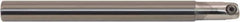 Millstar - 3/4" Cut Diam, 8" Max Depth of Cut, 18mm Shank Diam, 8" OAL, Indexable Ball Nose End Mill - Straight Shank, CBCY Toolholder, BD-N, BD-R, BDS, FB-R, TO, TOBD-NF, HF Insert - Apex Tool & Supply