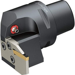 Walter - 0.827" Max Depth of Cut, Indexable Grooving Cutoff Toolholder - 24 Seat Size, Series NCLE-GX24-CAPTO - Apex Tool & Supply