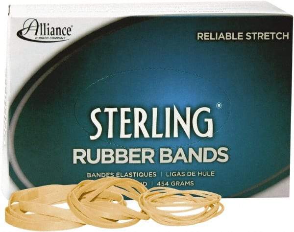 Alliance - 3-1/2" Circumference, 1/4" Wide, Light-Duty Band Rubber Band Strapping - 425 Pieces - Apex Tool & Supply